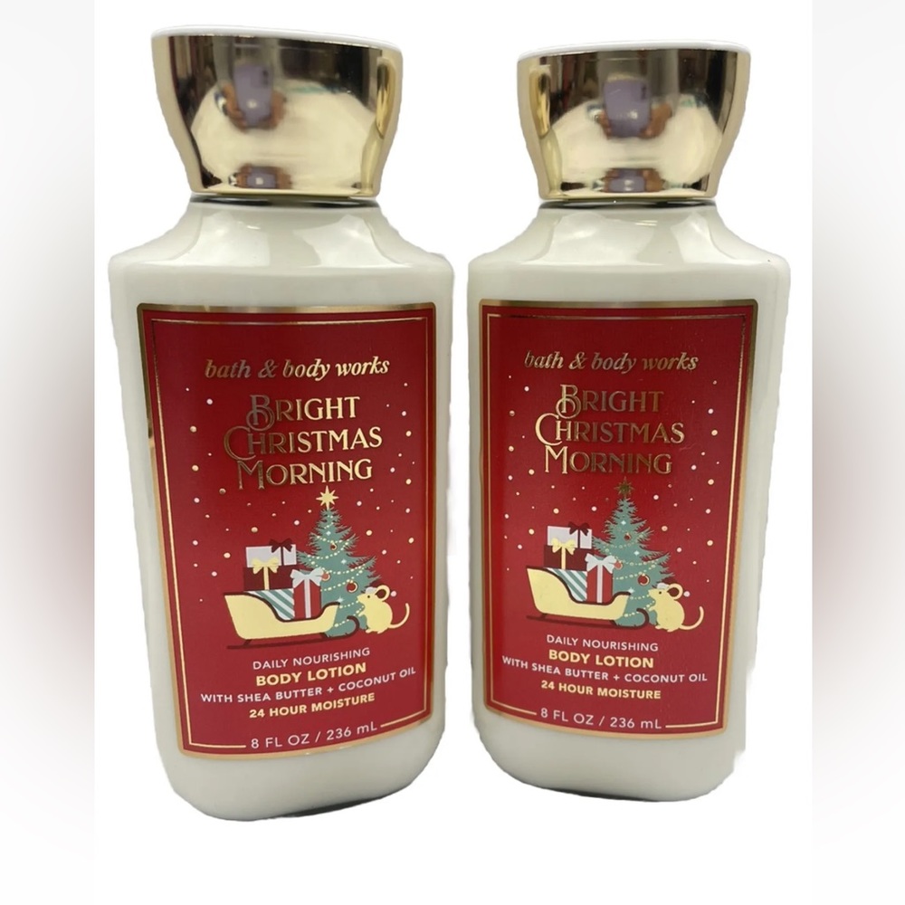 2-Bath & Body Works Bright Christmas Morning Daily Nourishing Body Lotion